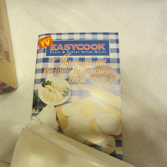 VTG 1995 EASY COOK PASTA & PASTRY SUPER MOLDS, AS SEEN ON TV, NIB - Picture 3 of 5